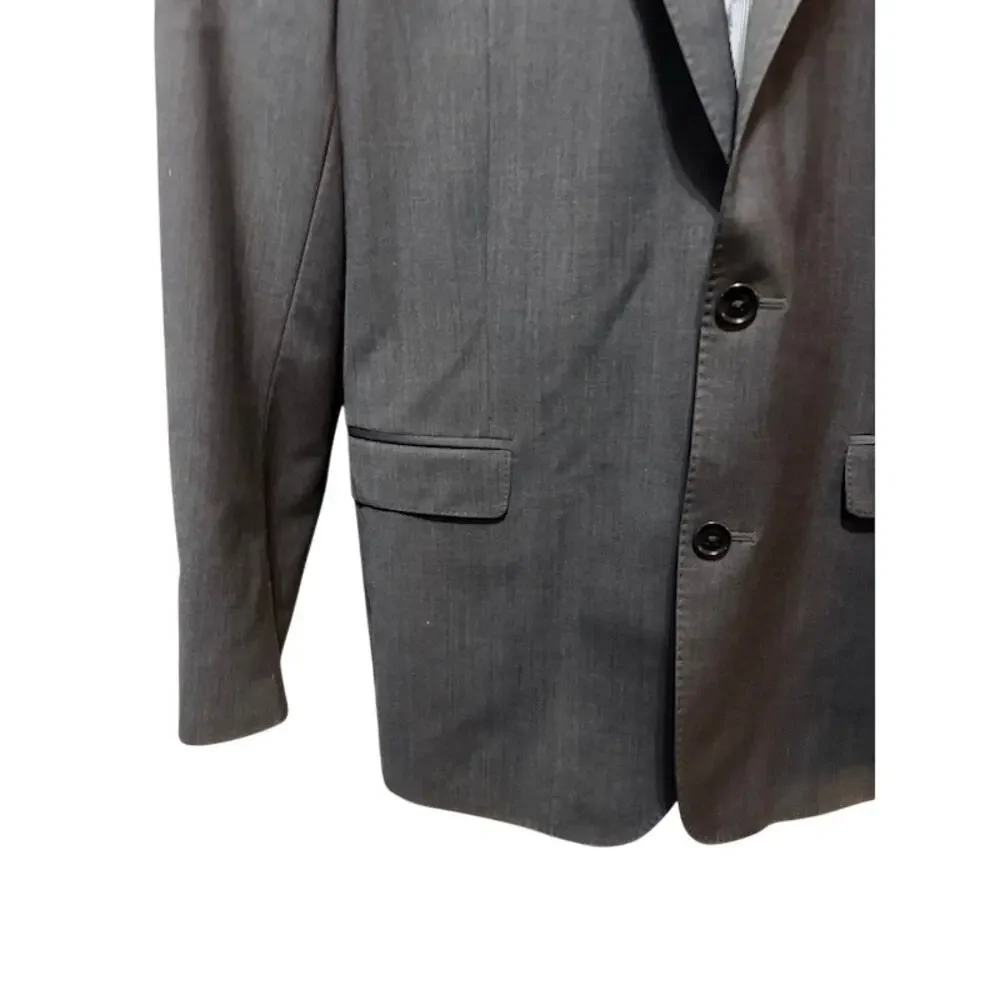 Brooks Brothers Explorer Regent Blazer Mens Gray Wool Suit Jacket size 42